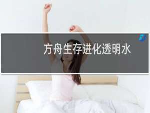 方舟生存进化透明水