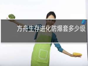 方舟生存进化防爆套多少级