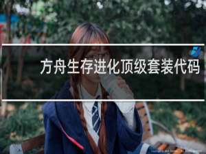 方舟生存进化顶级套装代码