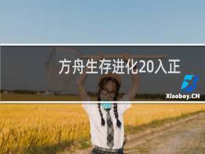 方舟生存进化 入正
