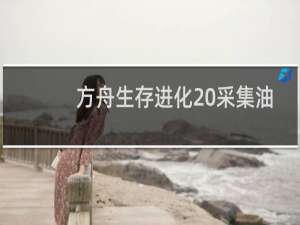 方舟生存进化 采集油