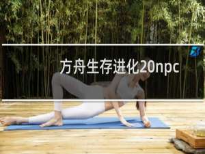 方舟生存进化 npc