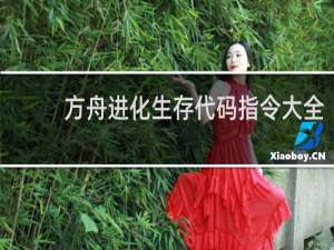 方舟进化生存代码指令大全