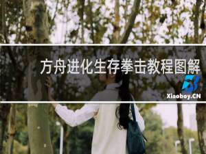 方舟进化生存拳击教程图解