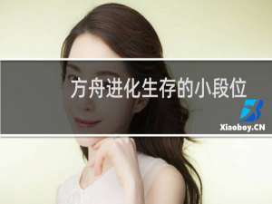 方舟进化生存的小段位