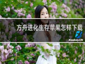 方舟进化生存苹果怎样下载