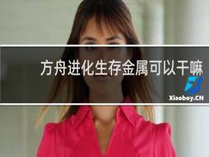 方舟进化生存金属可以干嘛