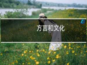 方言和文化(关于方言和文化的简介)