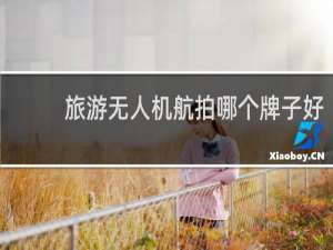 旅游无人机航拍哪个牌子好