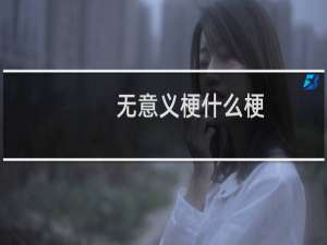 无意义梗什么梗