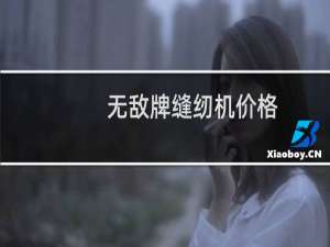 无敌牌缝纫机价格