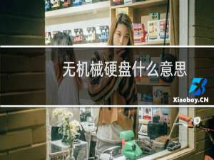 无机械硬盘什么意思