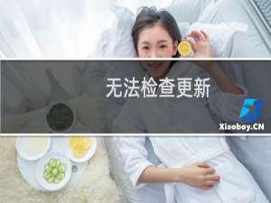 无法检查更新，错误:服务器返回了不正确的更新结果