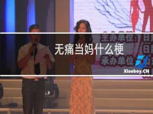 无痛当妈什么梗