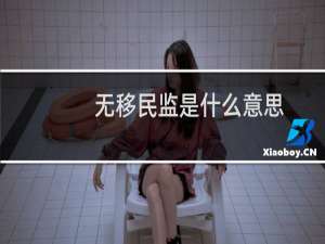 无移民监是什么意思