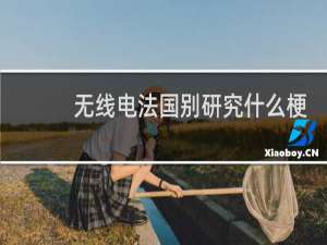 无线电法国别研究什么梗