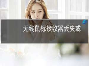 无线鼠标接收器丢失或损坏怎么办