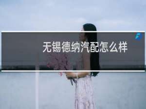 无锡德纳汽配怎么样