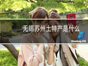 无锡苏州土特产是什么