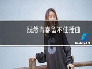 既然青春留不住插曲