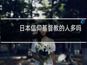 日本信仰基督教的人多吗