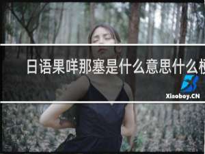 日语果咩那塞是什么意思什么梗