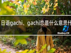 日语gachi、gachi恋是什么意思什么梗