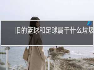 旧的篮球和足球属于什么垃圾