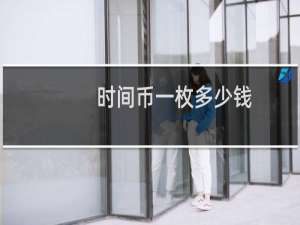 时间币一枚多少钱