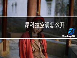 昂科拉空调怎么开