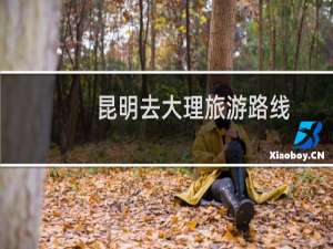 昆明去大理旅游路线
