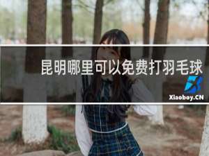 昆明哪里可以免费打羽毛球