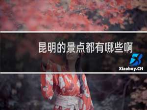 昆明的景点都有哪些啊
