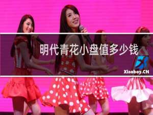 明代青花小盘值多少钱