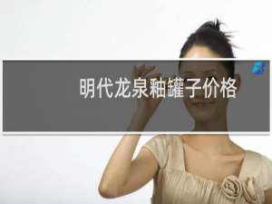 明代龙泉釉罐子价格