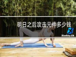 明日之后攻击元件多少钱