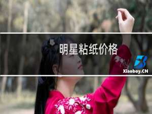 明星粘纸价格