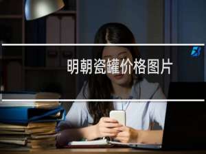 明朝瓷罐价格图片