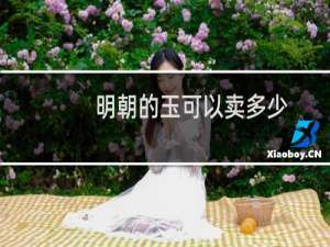 明朝的玉可以卖多少