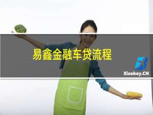 易鑫金融车贷流程（易鑫金融怎么样）