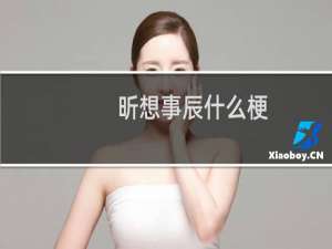 昕想事辰什么梗