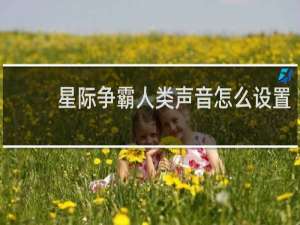 星际争霸人类声音怎么设置