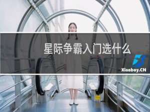 星际争霸入门选什么