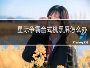 星际争霸台式机黑屏怎么办