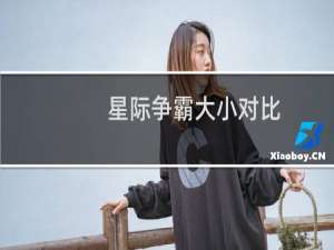 星际争霸大小对比