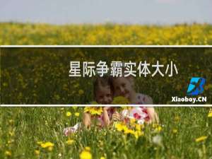 星际争霸实体大小