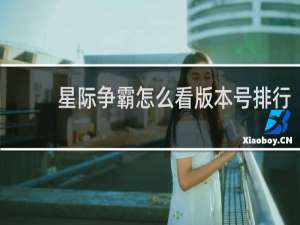 星际争霸怎么看版本号排行