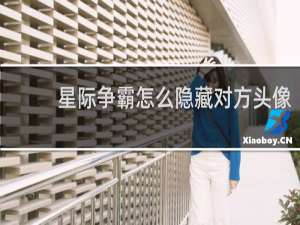 星际争霸怎么隐藏对方头像