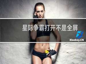 星际争霸打开不是全屏