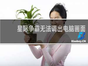 星际争霸无法调出电脑画面